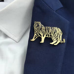 Broche tigre arbre de vie - Vignette | Brochiva