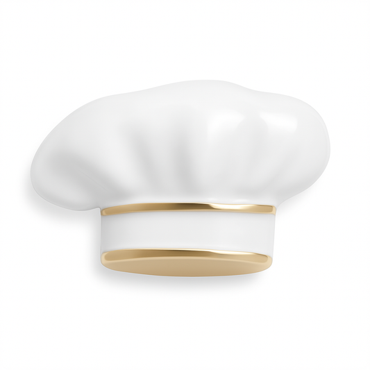 Broche toque de chef