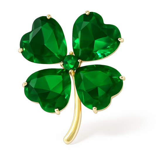 Broche trèfle impérial