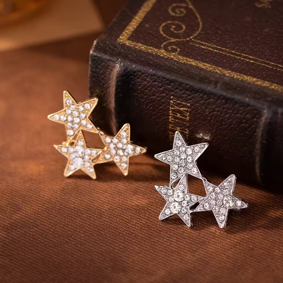 Broche trio étoilé photo