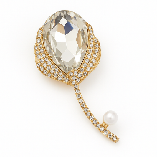 Broche tulipe royale