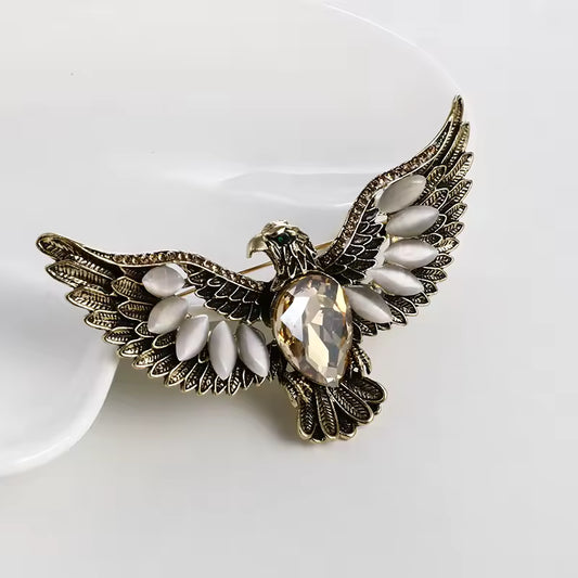 Broche aigle empereur, vue complémentaire