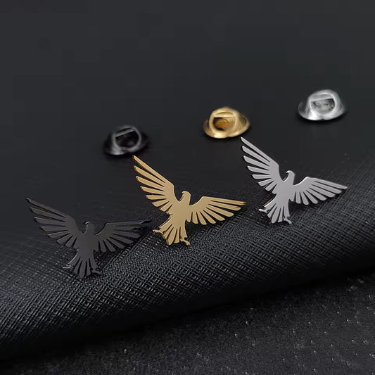 Broche aigle royal, vue complémentaire