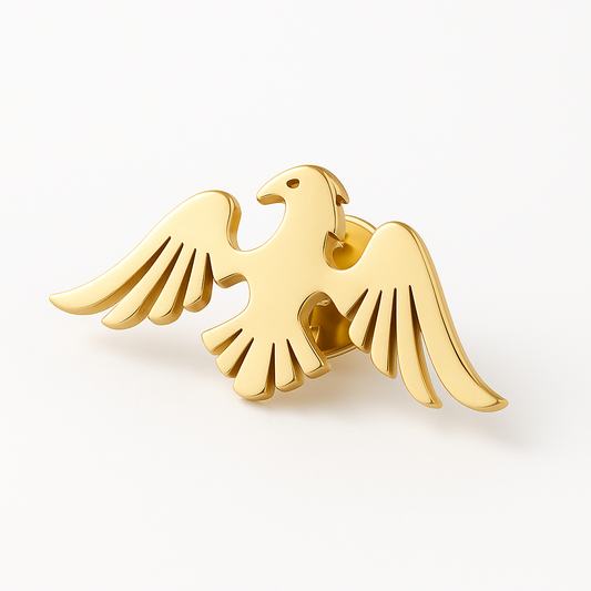 Broche aigle, alliage métallique