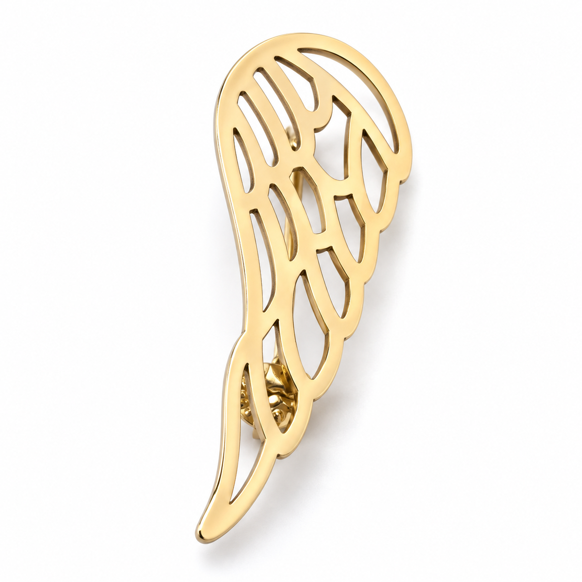 Broche aile d'ange, acier inoxydable
