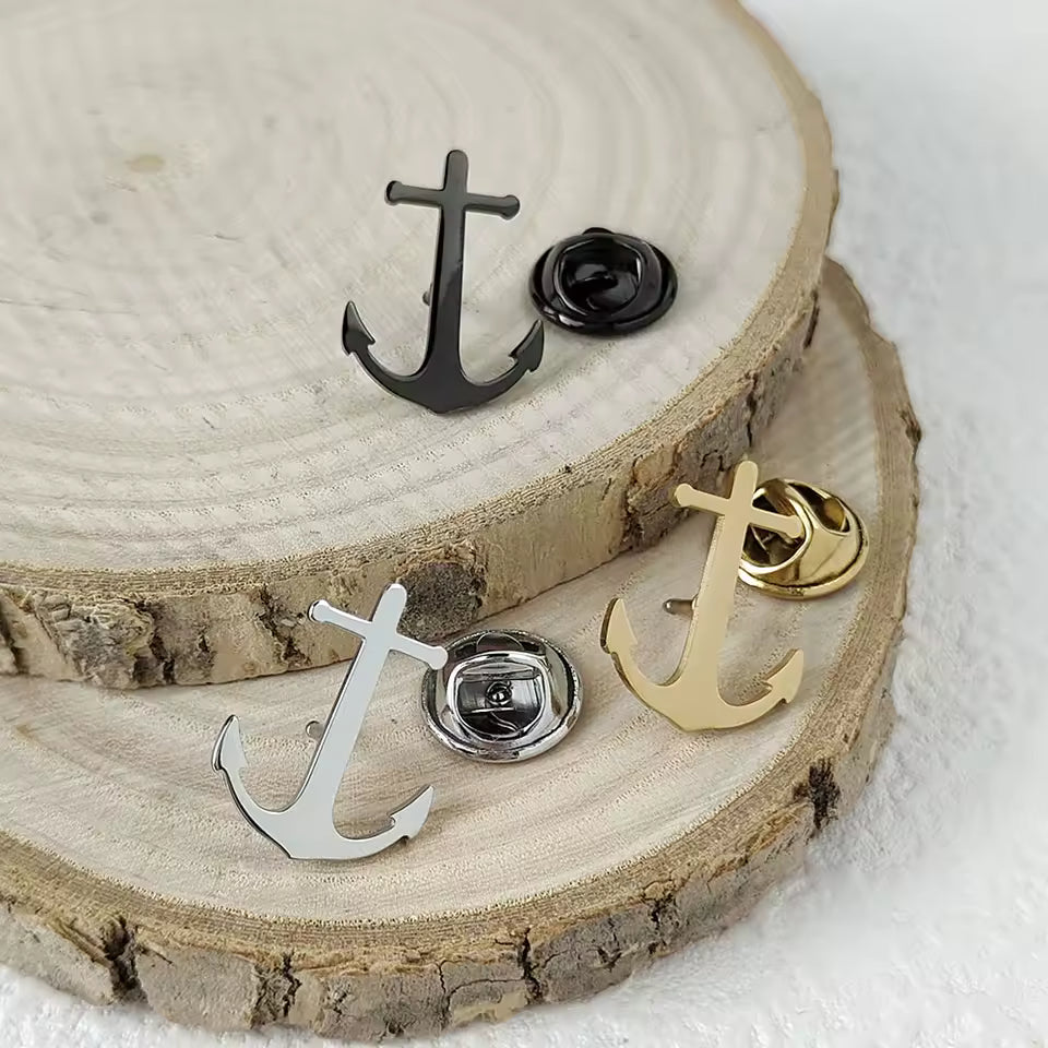 Broche ancre, vue complémentaire