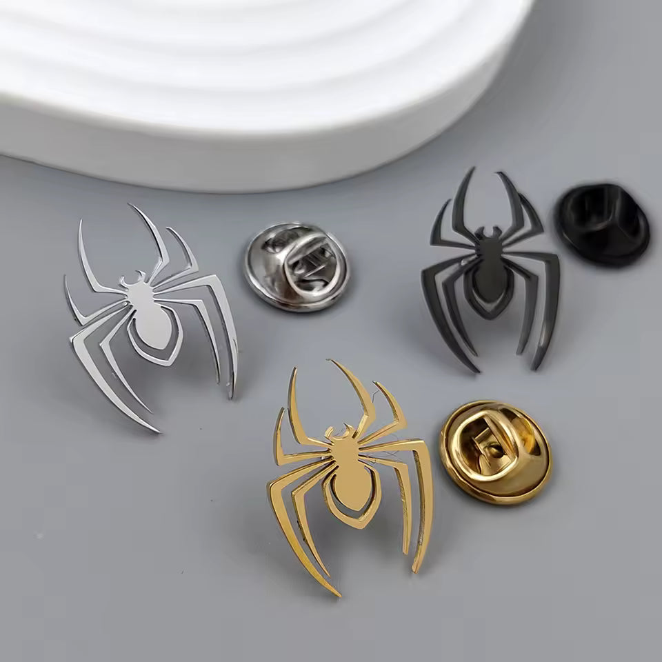 Broche araignée, vue complémentaire