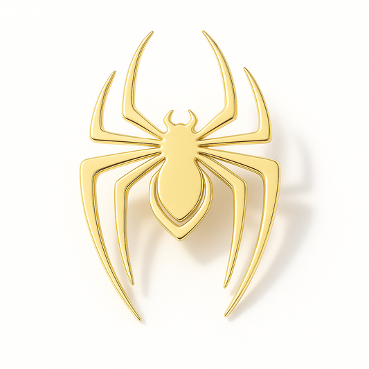 Broche araignée, acier inoxydable