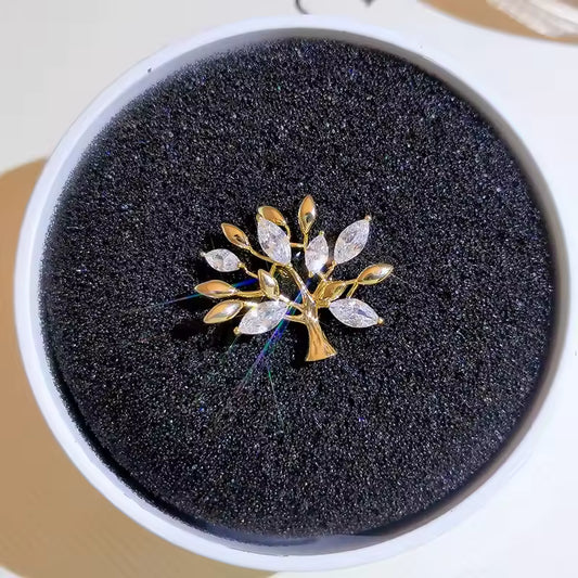 Broche arbre cristal, vue complémentaire 2