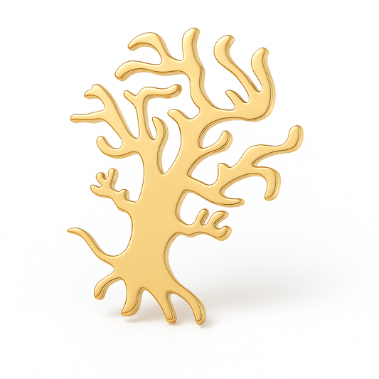 Broche arbre ensorcelé, acier inoxydable