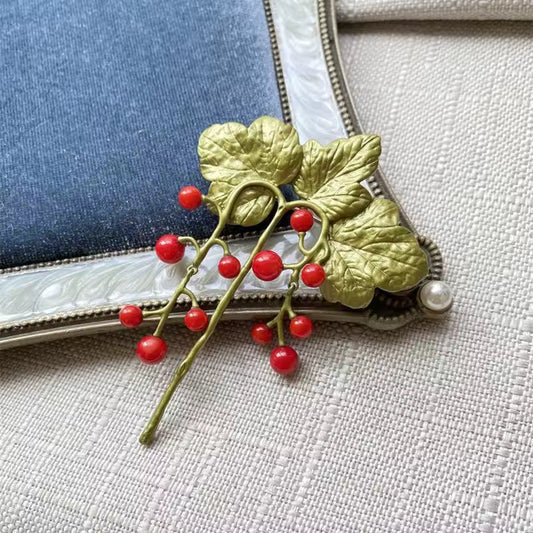 Broche baies d’automne, vue complémentaire