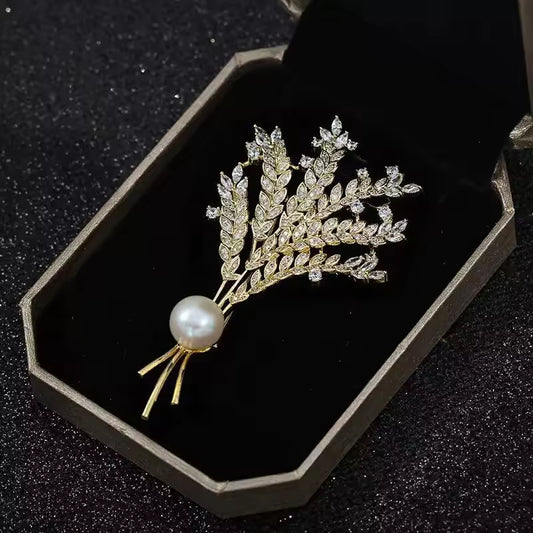 Broche blé, vue complémentaire 2