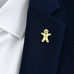 Broche bonhomme pain d'épices - Vignette | Brochiva