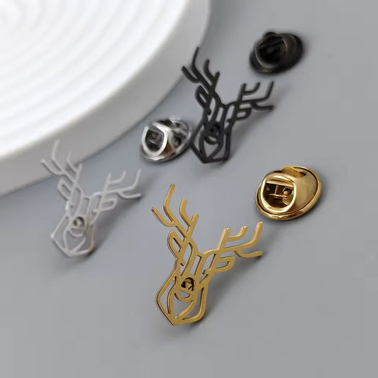 Broche cerf, vue complémentaire