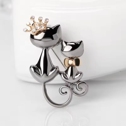 Broche chat dynastie, vue complémentaire