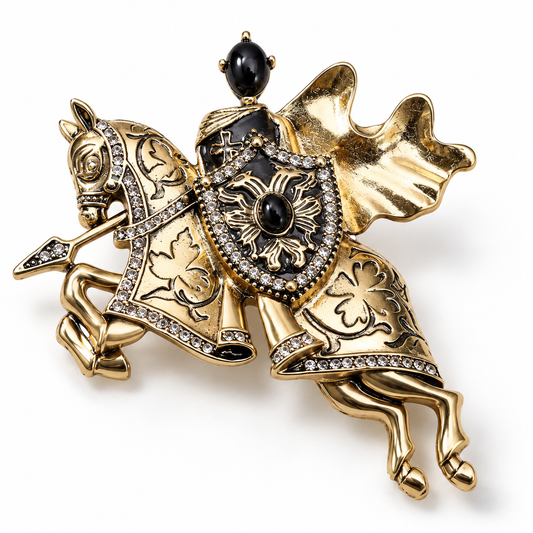 Broche chevalier