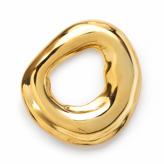Broche circulaire, alliage métallique