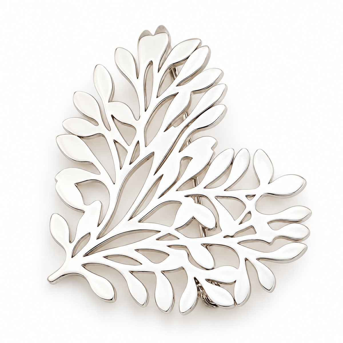 Broche cœur feuillu, photo