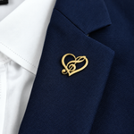 Broche cœur musical - Vignette | Brochiva