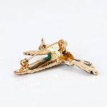 Broche colibri émaillée - Vignette | Brochiva