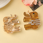 Broche éléphant orné - Vignette | Brochiva