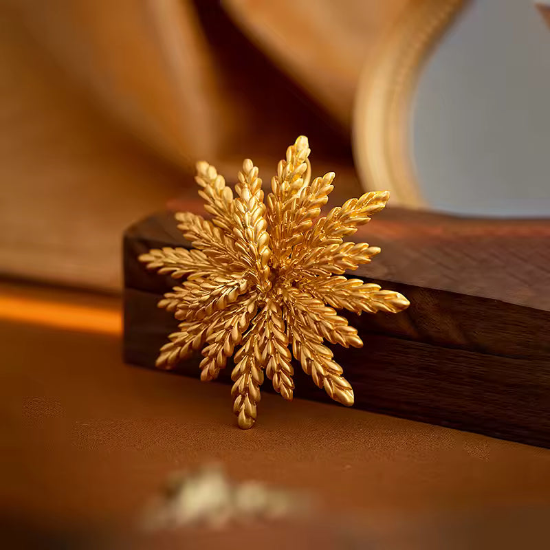 Broche épi étoile, vue complémentaire