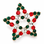 Broche étoile de Noël - Vignette | Brochiva