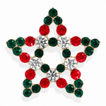 Broche étoile de Noël - Vignette | Brochiva