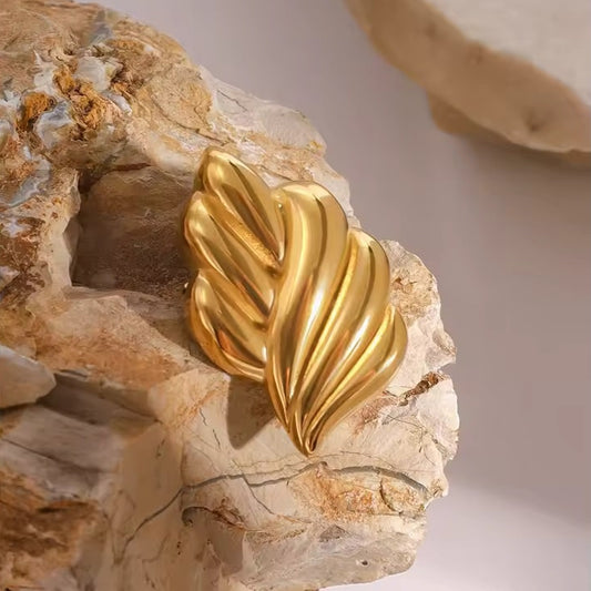 Broche feuille robuste, vue complémentaire