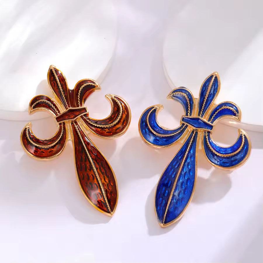 Broche fleur de lys éclatante, vue complémentaire 3