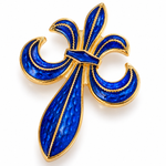 Broche fleur de lys éclatante - Vignette | Brochiva