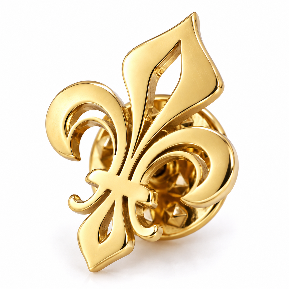 Broche fleur de lys, alliage métallique