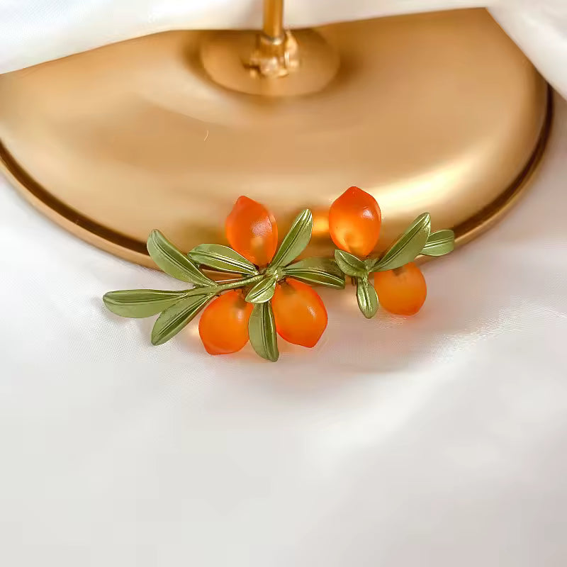 Broche fleur d'oranger, vue complémentaire