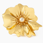 Broche fleur métallique - Vignette | Brochiva