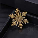 Broche flocon de Noël - Vignette | Brochiva