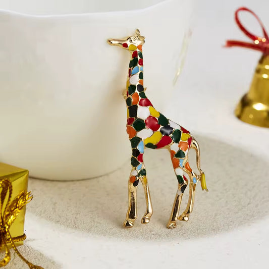Broche girafe, vue complémentaire