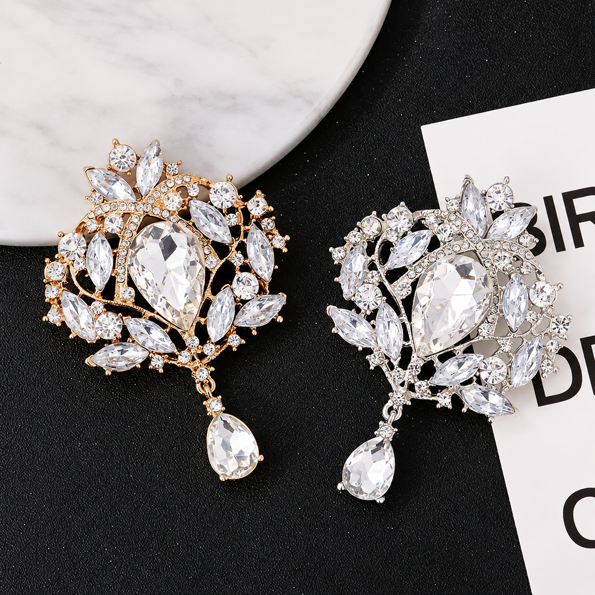 Broche jardin de glace, vue complémentaire