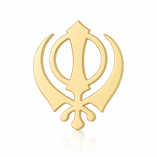 Broche khanda, acier inoxydable