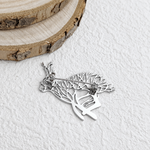 Broche lapin arbre de vie - Vignette | Brochiva