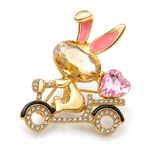 Broche lapin d'amour express - Vignette | Brochiva