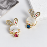 Broche lapin love - Vignette | Brochiva