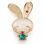Broche lapin love - Vignette | Brochiva