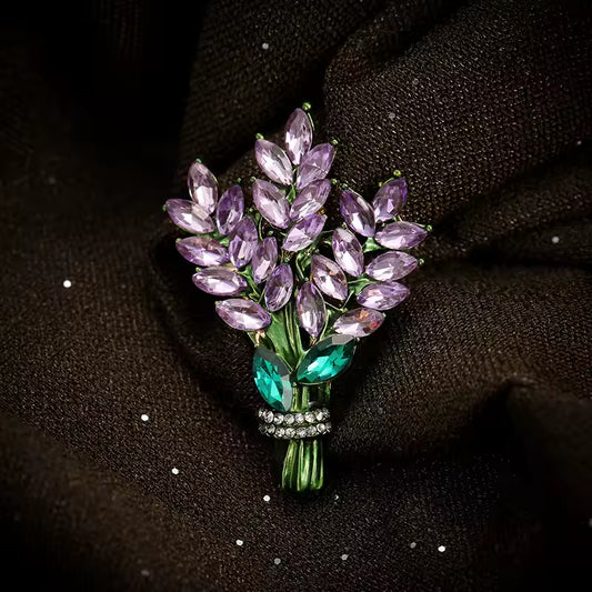 Broche lavande, vue complémentaire