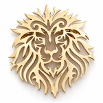 Broche lion majestueux - Vignette | Brochiva