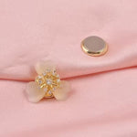 Broche magnétique fleur d’aurore - Vignette | Brochiva