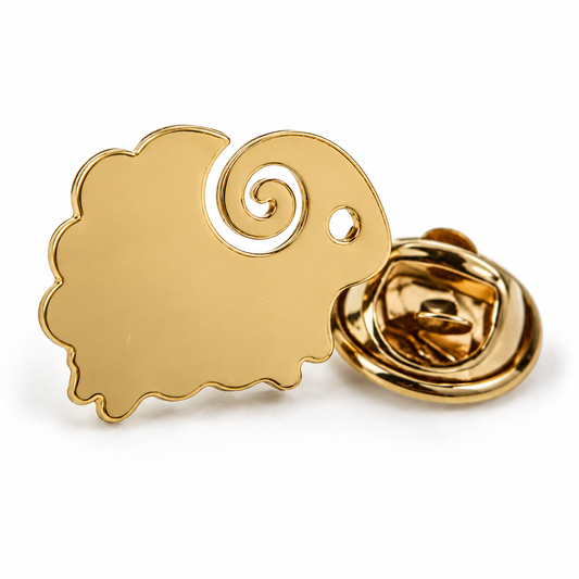 Broche mouton, acier inoxydable