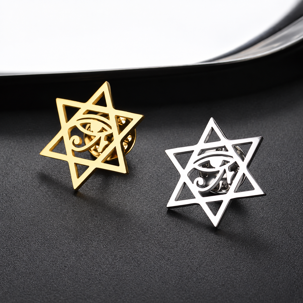 Broche œil d'Horus gardien, vue complémentaire