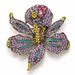 Broche orchidée éclat - Vignette | Brochiva