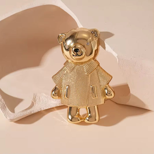 Broche ours mignon, vue complémentaire