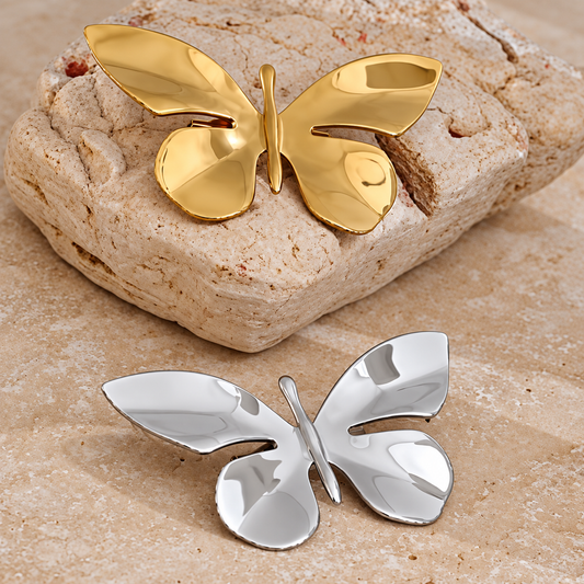 Broche papillon chic, vue complémentaire